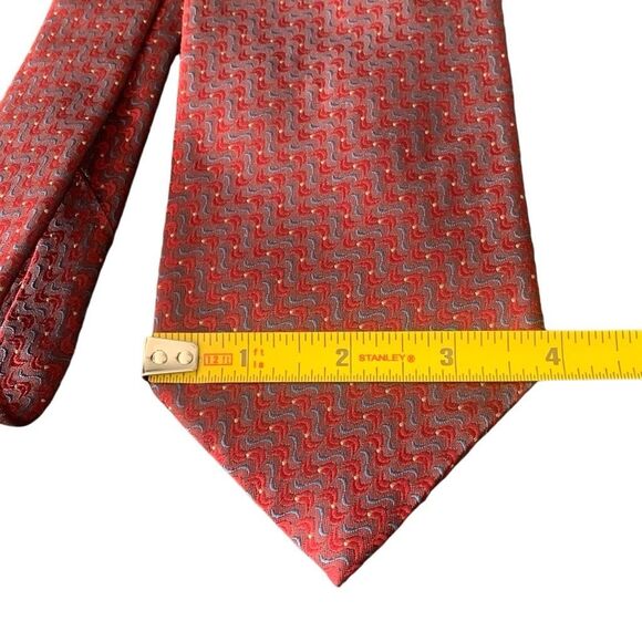 Pre Owned Men’s Hart Schaffer Marx Tie Neck Tie Necktie Silk Handmade in Italy - Picture 5 of 5